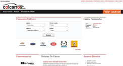 Desktop Screenshot of colcarros.com